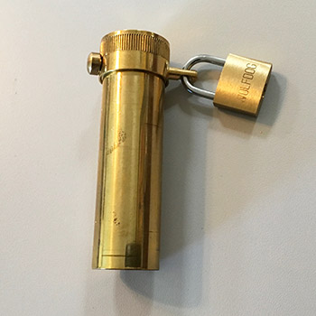 Small Crystal Silk Cylinder