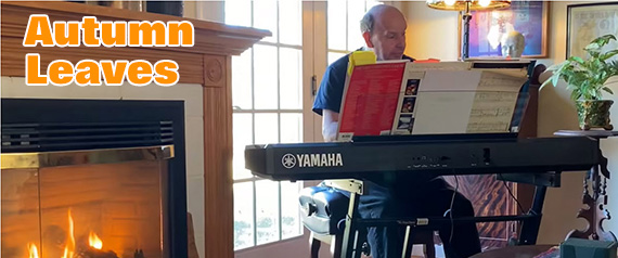 Peter Plays AUTUMN LEAVES on the Yamaha Piano