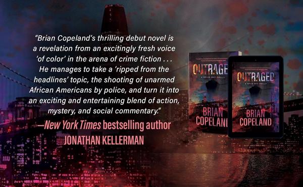 Image of the cover with a quote from Jonathan Kellerman