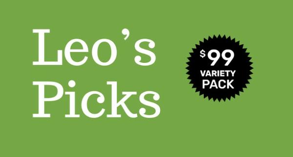 $99 "LEO'S PICKS" Sampler Pack - Try 4 Different Strains, Prerolls and Kief! 