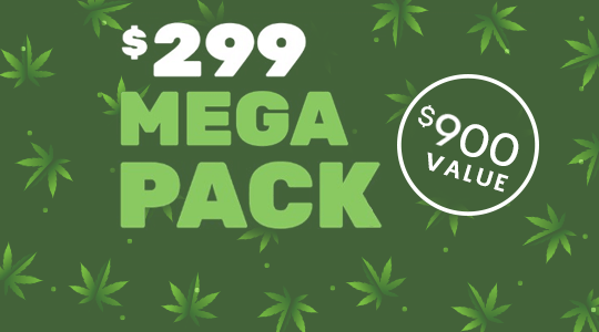 $299 MEGA PACK SPECIAL - 1.5 Pound of Flower + Kief and Prerolls