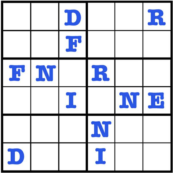 Wordoku puzzle
