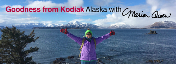 Photo of Marion greeting you from Kodiak, Alaska