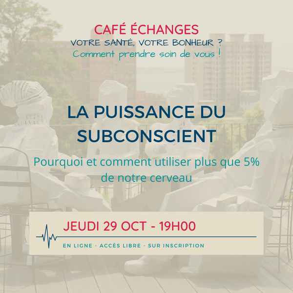Conférence Café Échanges - Stress