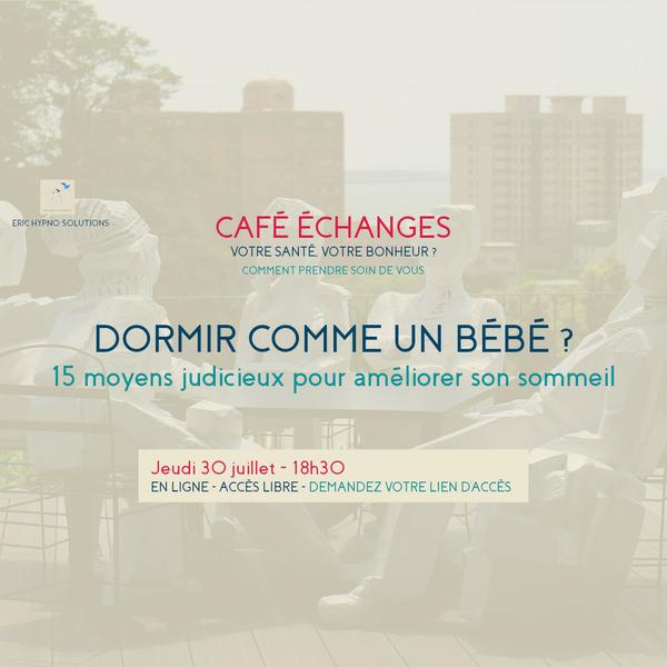 Affiche de la conférence Dormir comme un bébé