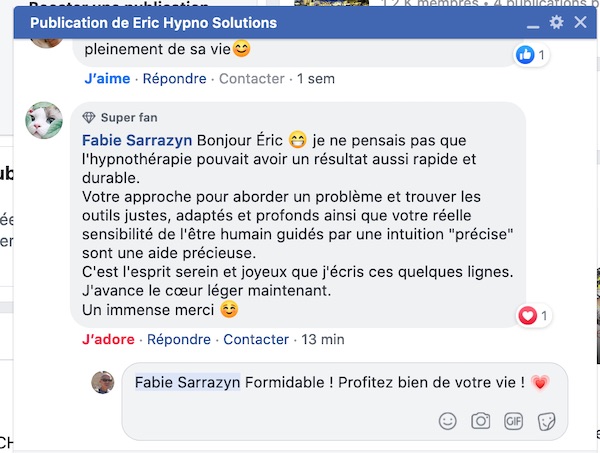 Témoignage de Fabienne