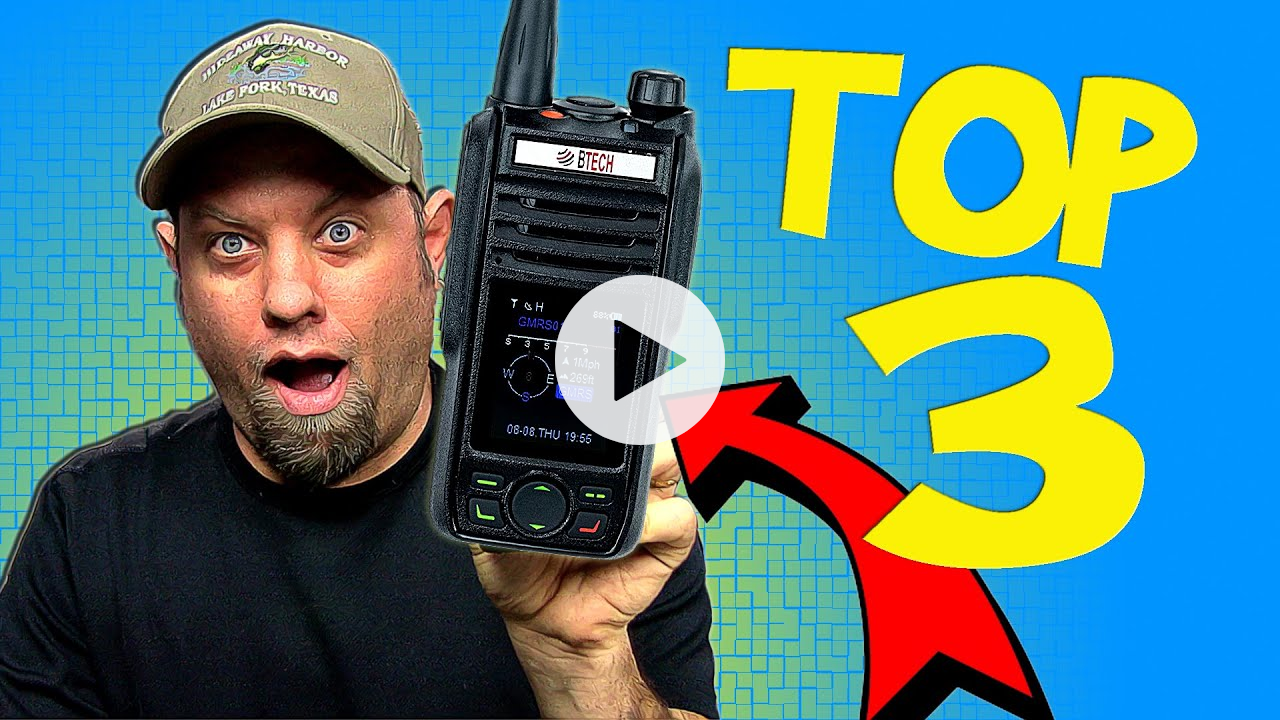 Top 3 GMRS Handheld Radios for 2022 - Best GMRS Handheld Radio