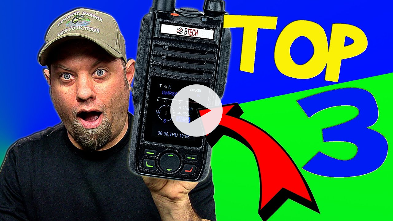 Top 3 GMRS Handheld Radios for 2022 - Best GMRS Handheld Radio