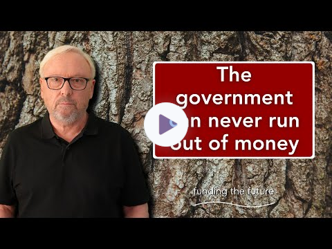 The government can never run out of money