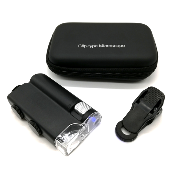 Microscopio de celular con clip
