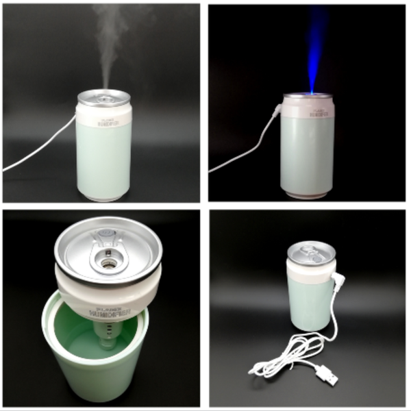 Humificador de llama luminosa