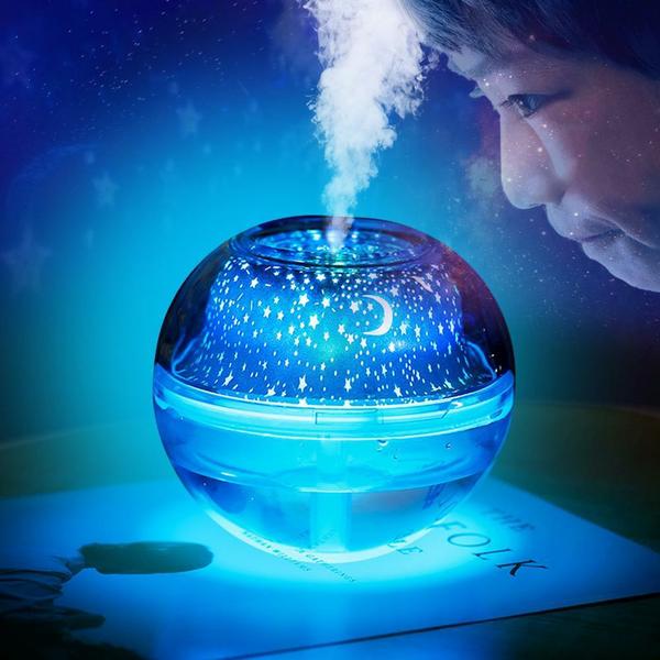 Humificador con proyector de estrellas