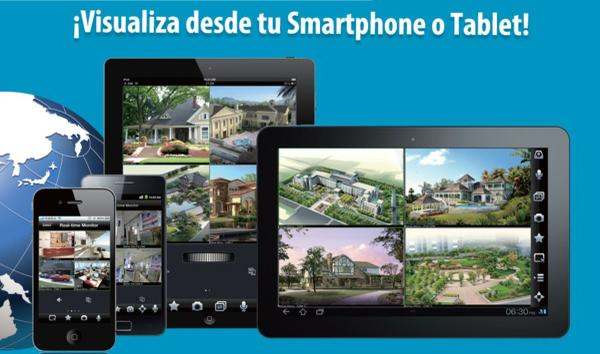 Kit de 4 cámars de seguridad