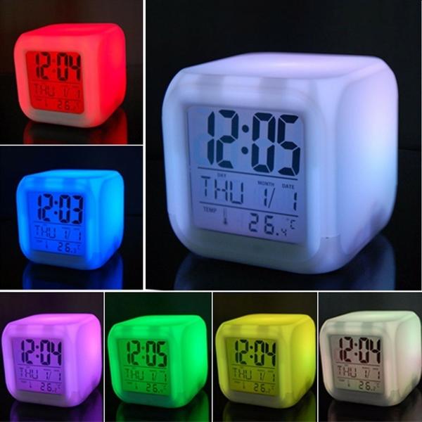 Reloj Cubo Multicolor