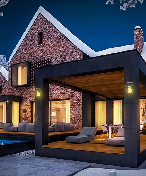 Lámpara Solar de Pared CL-118