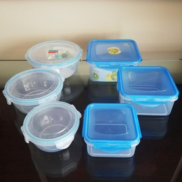 6 contenedores herméticos