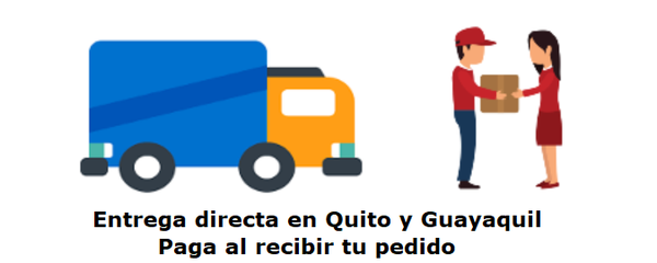Entrega directa en Quito y Guayaquil