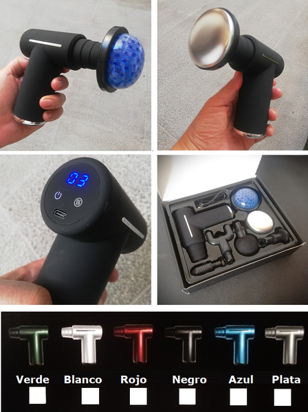 Pistola Masajeadora de Frío y Calor