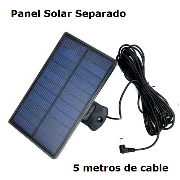 Lámpara solar triple con control remoto