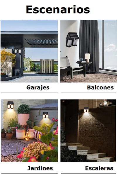 Lámpara solar de pared CL-228