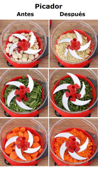 Procesador manual de alimentos