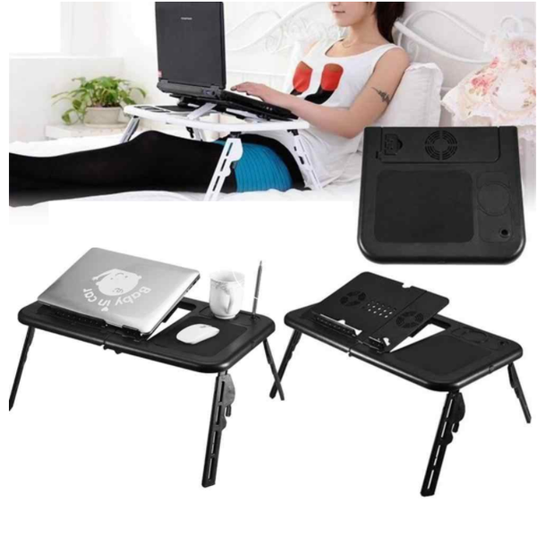 Mesa con ventilador para laptop 