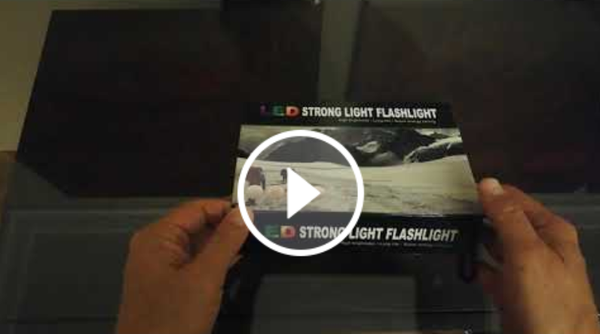 Linterna poderosa con doble luz e imán