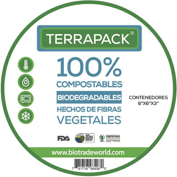 Contenedor fibra 6x6x3 Terrapack