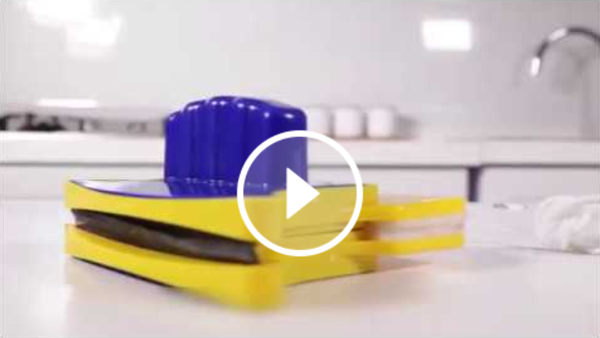 Limpia vidrios magnético doble lado