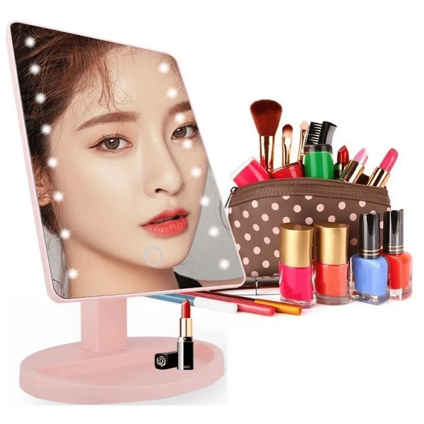 Espejo cosmético recargable