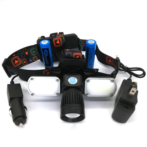 Linterna de cabeza 3 en 1