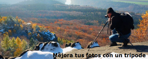 Mejora tus fotos con un trípode