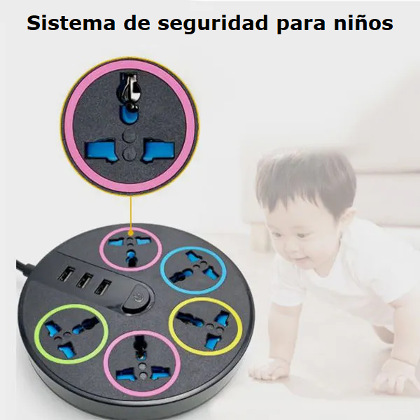 Regleta circular multiusos