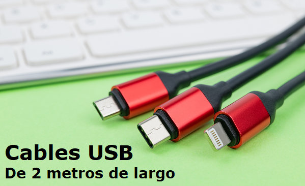 Cable usb de 2 metros