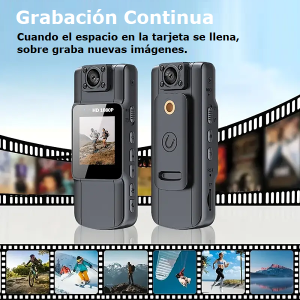 Mini Cámara de Pecho con WiFi