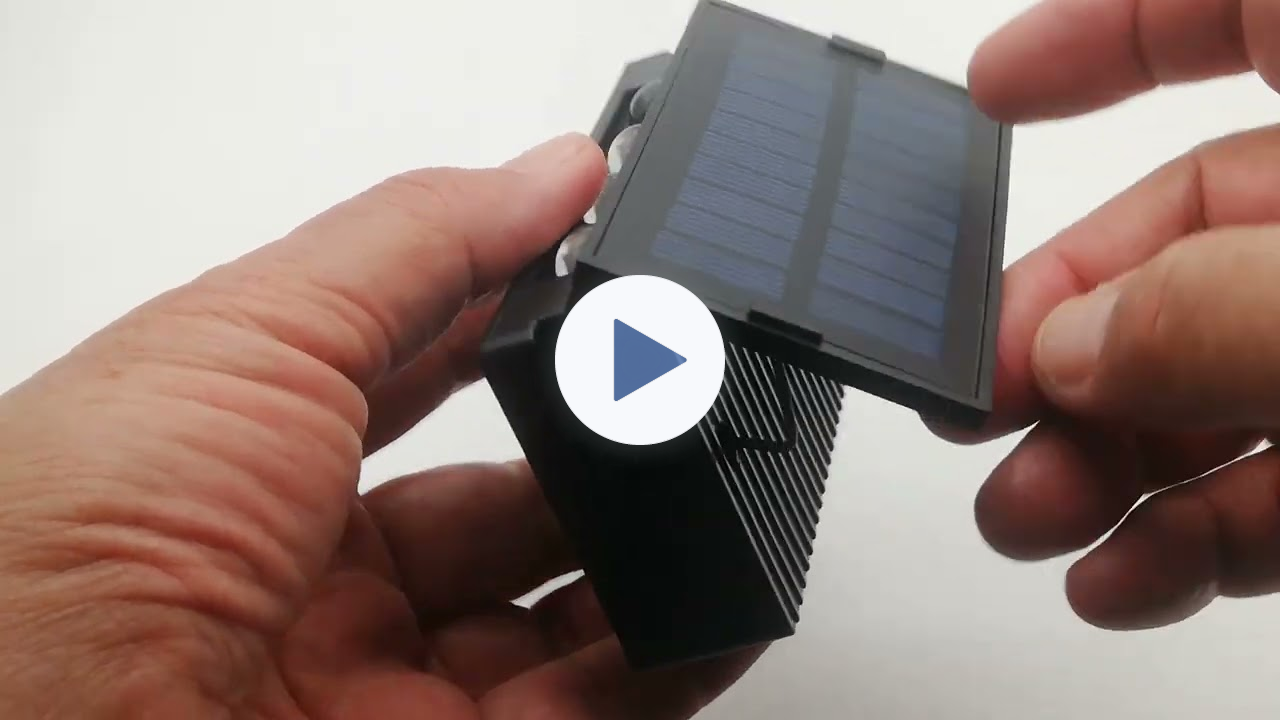 Lámpara Solar de Pared de 8 Leds y 80w, www.comprasin.com