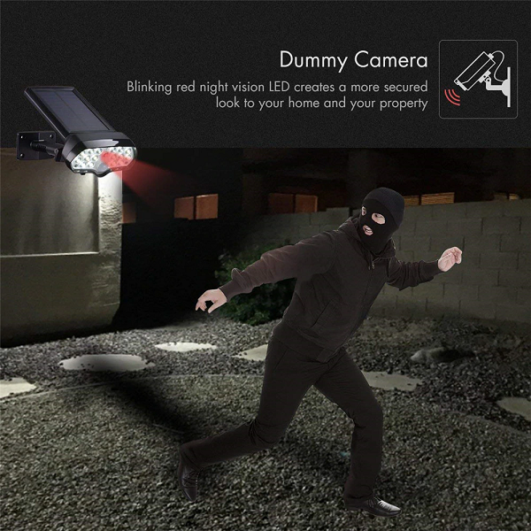 Lámpara solar de seguridad 1500lm