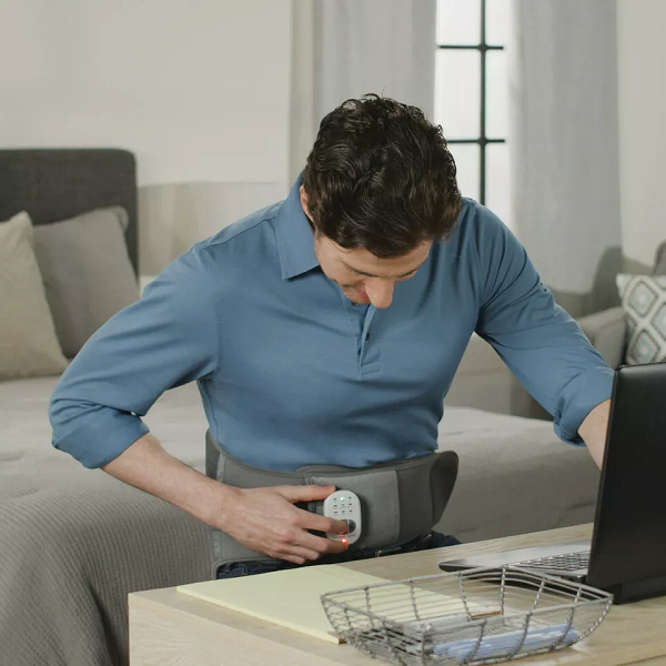 Cinturón Masajeador con Calor, Vibración y Bolsa de Aire