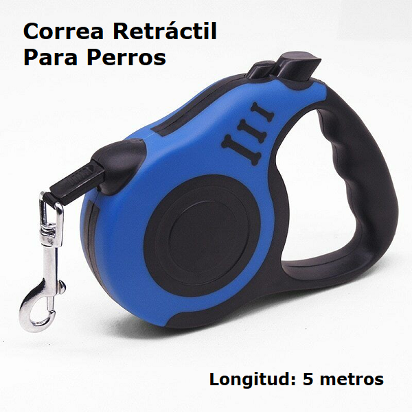 Correa retráctil para perros