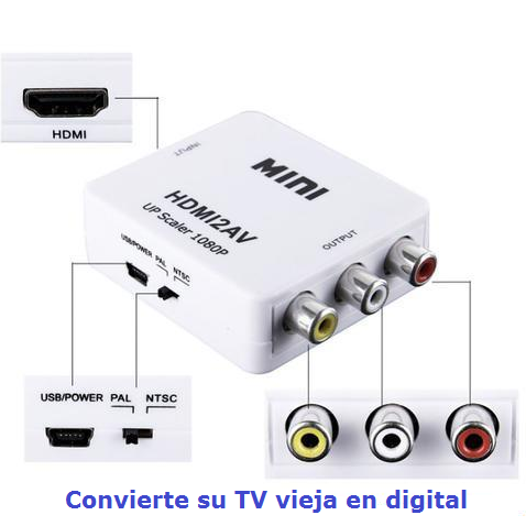 Convertidor HDMI a RCA