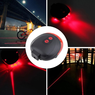 Luz láser para bicicleta