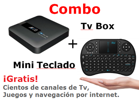 Combo Tv Box mas Mini Teclado