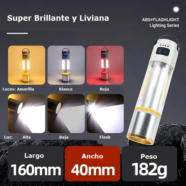 Linterna de Camping Multifuncional YES-666