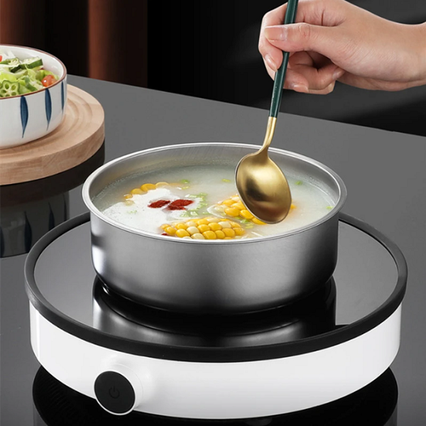 Set de 5 contenedores de acero inoxidable