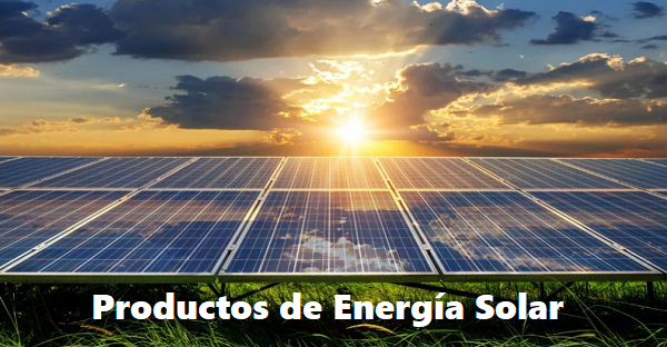 Productos de energía solar