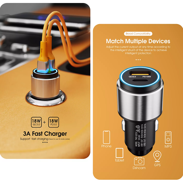 Cargador de celular para auto 