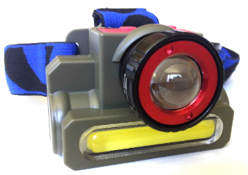 Linterna de cabeza doble luz