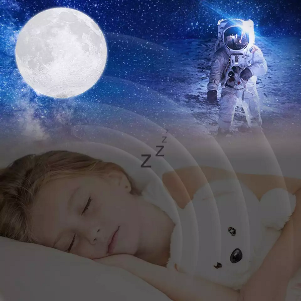 Lámpara luna 3D