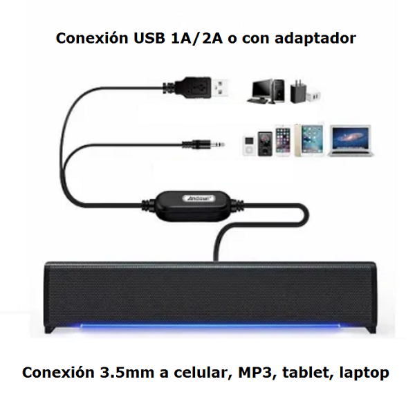 Parlante para laptop o tv