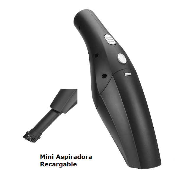 Mini aspiradora recargable